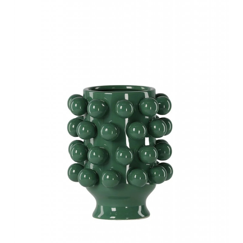 Vase boules en céramique Grappa Verte