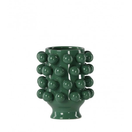 Vase boules en céramique Grappa Verte