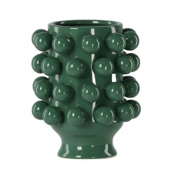 Vase boules en céramique Grappa Verte