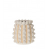 Vase Pampita Blanc/Beige