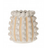 Vase Pampita Blanc/Beige