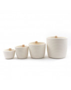 Caches Pots - Beige