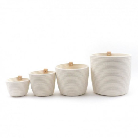Caches Pots - Beige