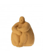 Statue Sumette Assise Gingembre