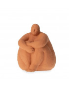 Statue Sumette Assise Gingembre