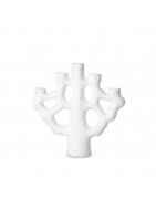 Chandelier Teapa blanc