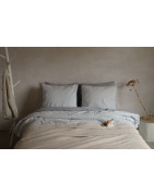 Etxeko Déco - Pack housse de couette et taies d'oreiller, 100% coton