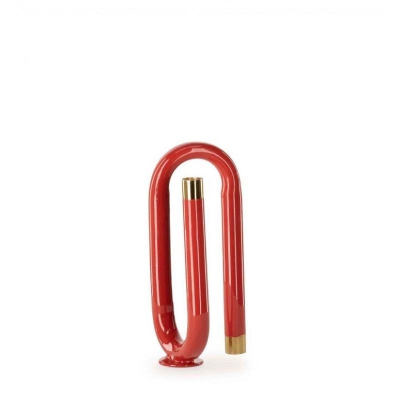 Bougeoir en Fer Klippy Rouge