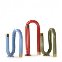 Bougeoir en Fer Klippy Rouge