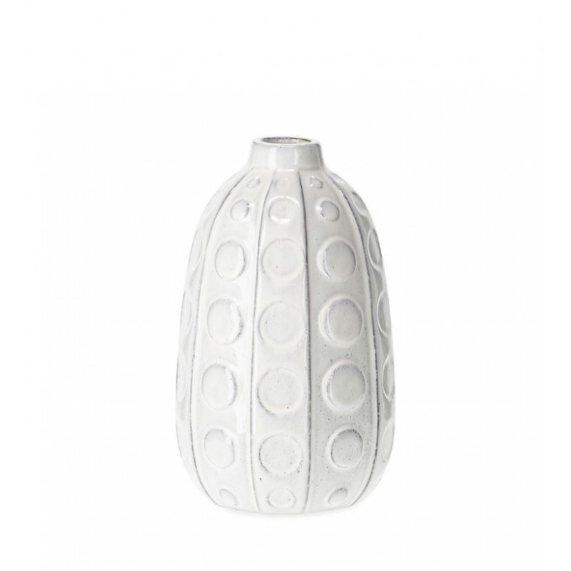 Vase Céramique Rondo Blanc M