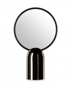 MIROIR SUR PIED DISQUE NOIR