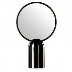 MIROIR SUR PIED DISQUE NOIR