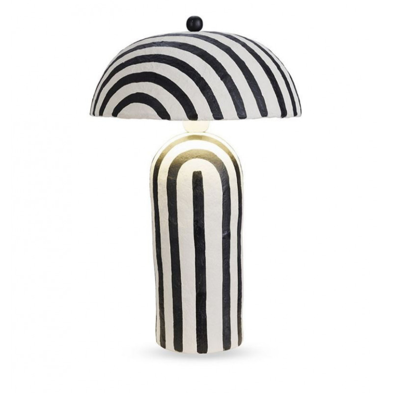 Lampe à poser artisane champignon