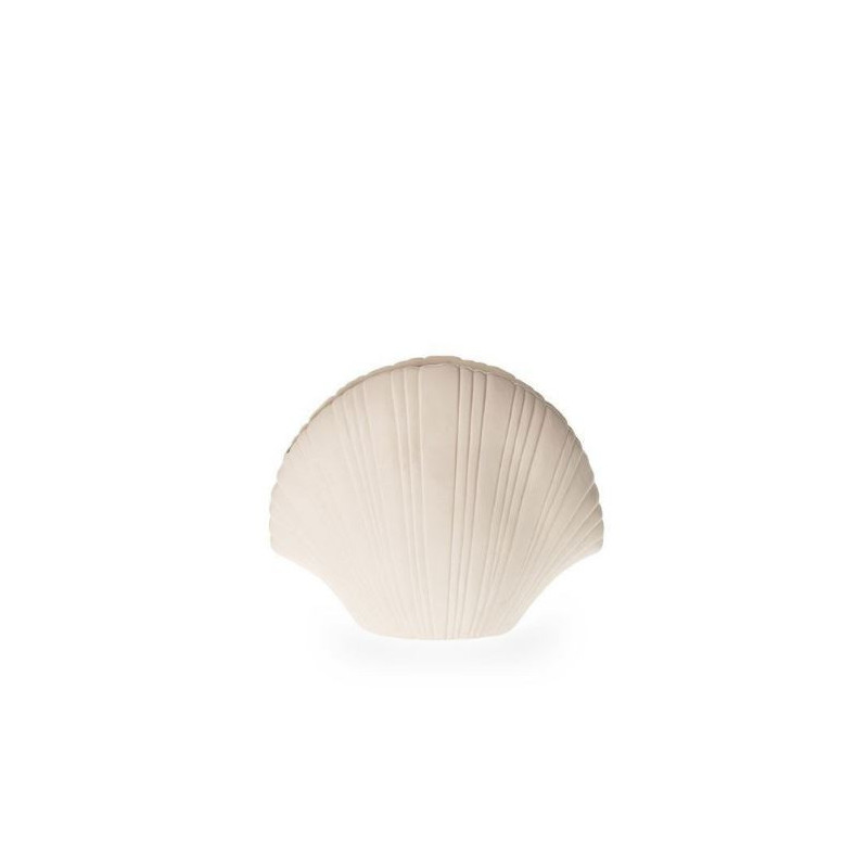 Vase Décoratif Shell Blanc