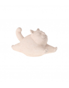 chat sculpture sable beige athezza