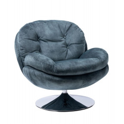 Fauteuil Memento Pétrole| Décor Élégant et Fantaisiste