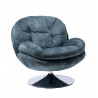 Fauteuil Memento Pétrole| Décor Élégant et Fantaisiste