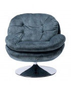 Fauteuil Memento Pétrole| Décor Élégant et Fantaisiste