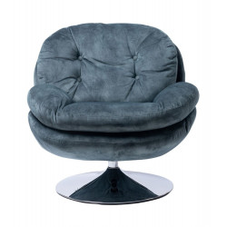 Fauteuil Memento Pétrole| Décor Élégant et Fantaisiste