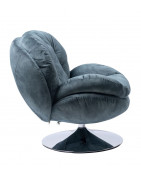 Fauteuil Memento Pétrole| Décor Élégant et Fantaisiste