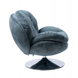 Fauteuil Memento Pétrole| Décor Élégant et Fantaisiste