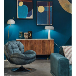 Memento Petrol Armchair | Elegant & Whimsical Decor