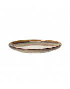 Yuni Beige Plate in Stoneware – Elegance and Simplicity
