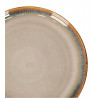 Assiette Plate Yuni Beige en Grès – Élégance et Simplicité