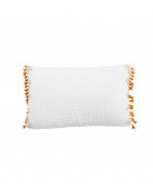 Coussin Salina Ecru/Terracota – Élégance et Confort