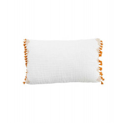 Coussin Salina Ecru/Terracota – Élégance et Confort
