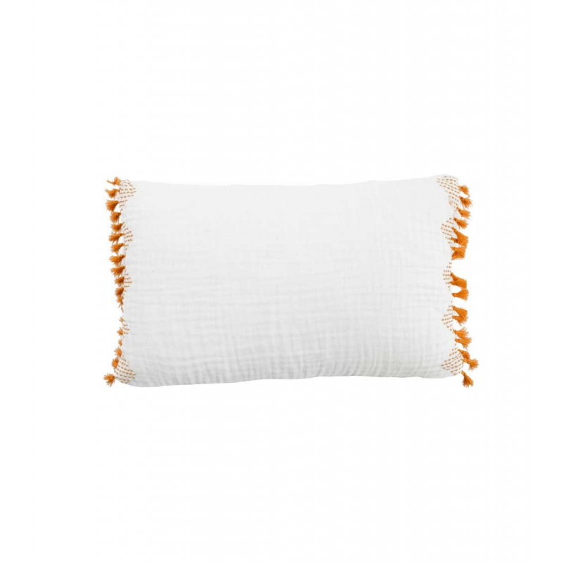 Coussin Salina Ecru/Terracota – Élégance et Confort
