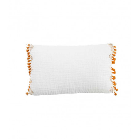 Coussin Salina Ecru/Terracota – Élégance et Confort