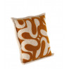 Coussin Granna Moutarde/Blanc – Design Moderne et Touche de Couleur