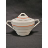 Sucrier blanc en porcelaine Czechoslovakia